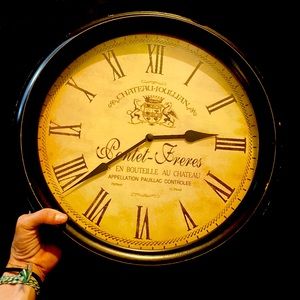 Chateau-Joullian Vintage Style Wall Clock